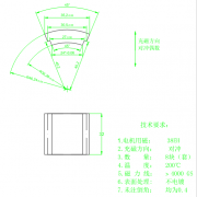 石家莊電機客戶找茄子视频在线观看免费下载APP打樣耐高溫釹鐵硼瓦片