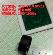 霍爾傳感器用磁環參數介紹